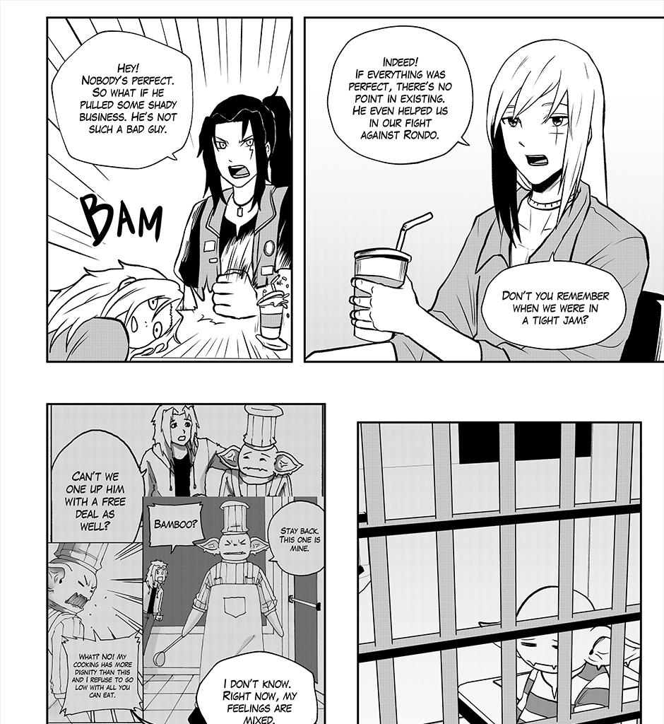 Moontachi Gaiden - Episode 71, Page 4: Ch-19: Vipers Labyrinth: The Final Battle for a New Tomorrow (Part 1)