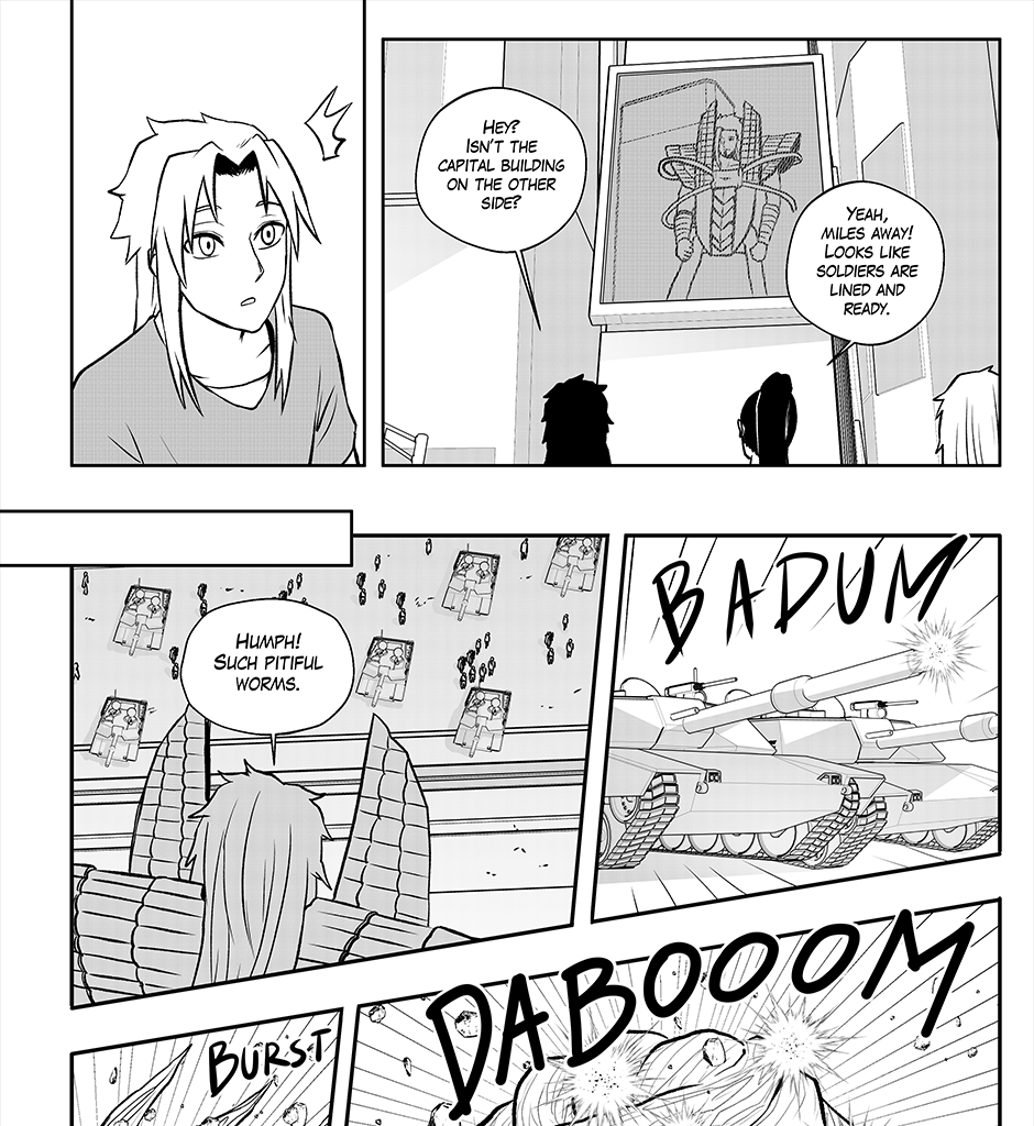 Moontachi Gaiden - Episode 72, Page 1: Ch-19: Vipers Labyrinth: The Final Battle for a New Tomorrow (Part 2)
