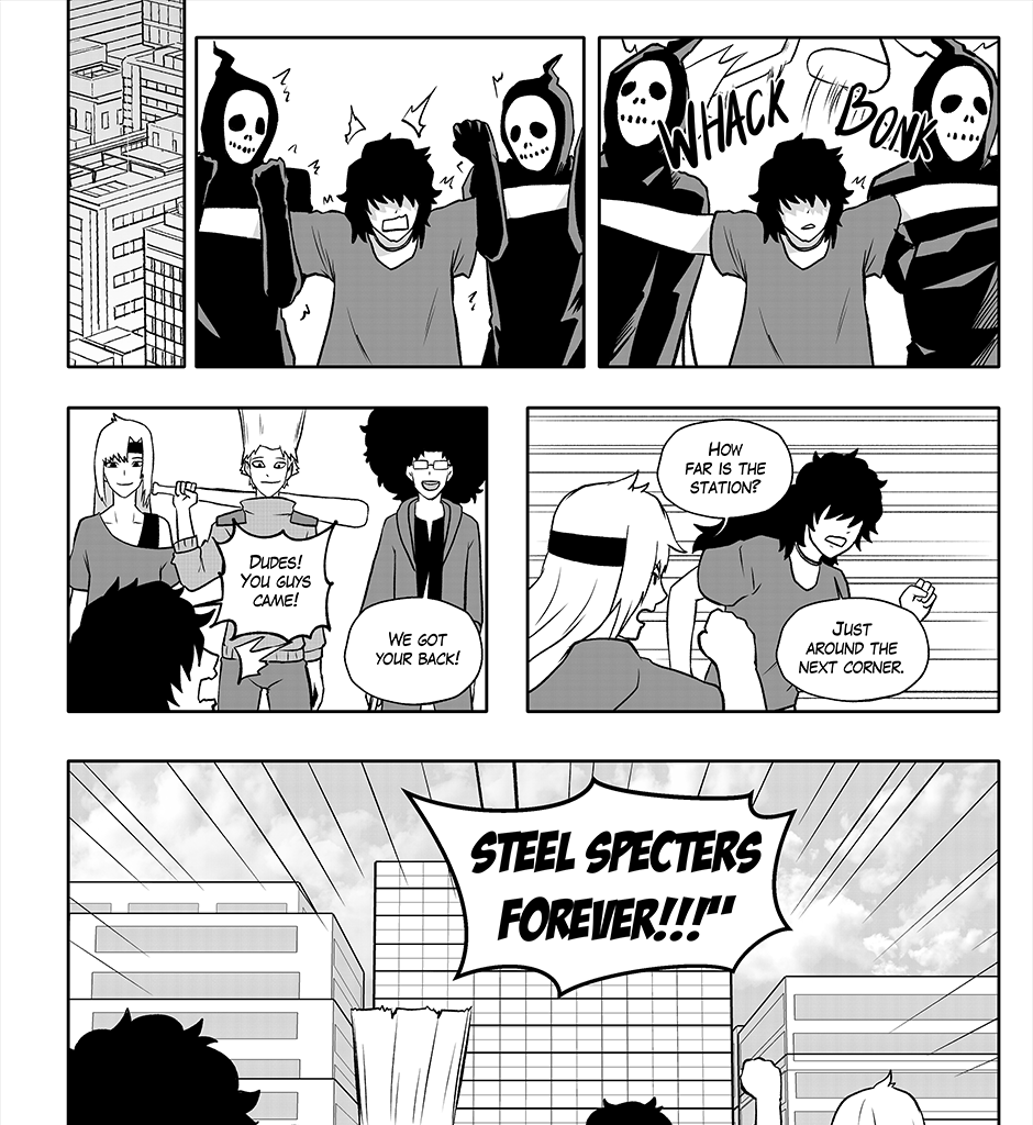 Moontachi Gaiden - Episode 73, Page 5: Ch-19: Vipers Labyrinth: The Final Battle for a New Tomorrow (Part 3)