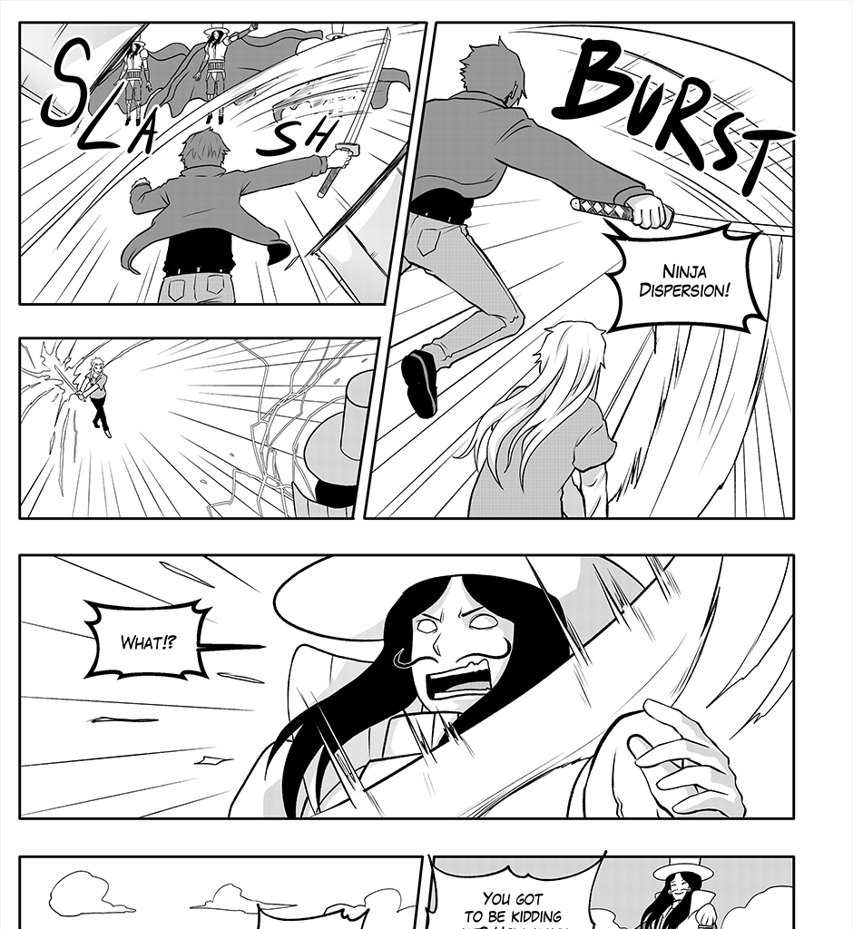 Moontachi Gaiden - Episode 73, Page 8: Ch-19: Vipers Labyrinth: The Final Battle for a New Tomorrow (Part 3)