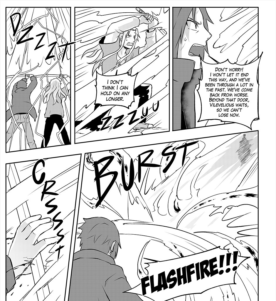 Moontachi Gaiden - Episode 74, Page 4: Ch-19: Vipers Labyrinth: The Final Battle for a New Tomorrow (Part 4)