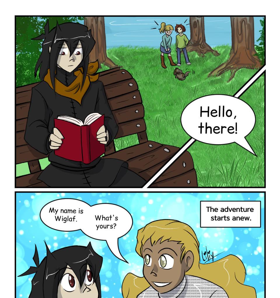 The Adventures of Wiglaf and Mordred - Episode 3, Page 1: Chapter 1, Page 2