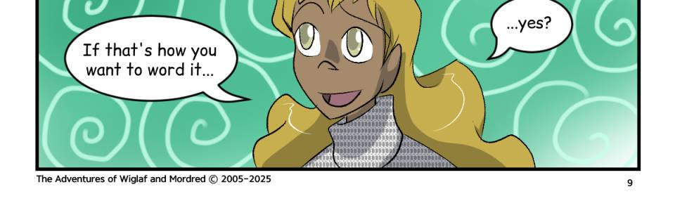The Adventures of Wiglaf and Mordred - Episode 10, Page 1: Chapter 1, Page 9