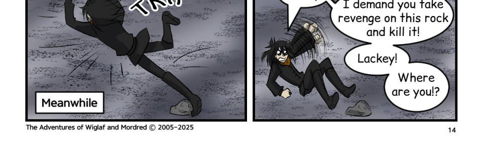 The Adventures of Wiglaf and Mordred - Episode 25, Page 1: Chapter 2, Page 14