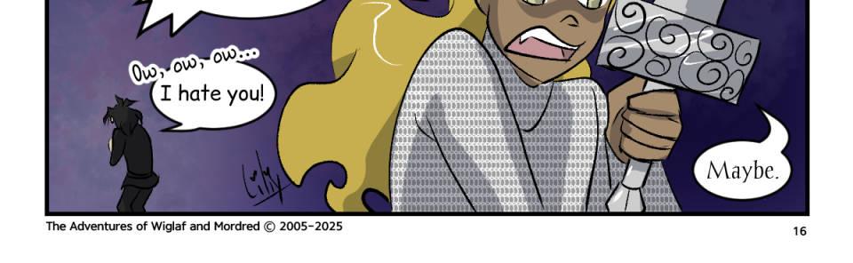 The Adventures of Wiglaf and Mordred - Episode 27, Page 1: Chapter 2, Page 16