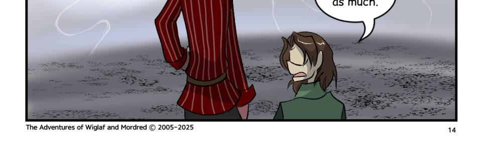 The Adventures of Wiglaf and Mordred - Episode 45, Page 1: Chapter 3, Page 14