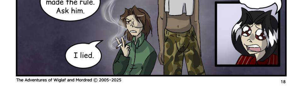 The Adventures of Wiglaf and Mordred - Episode 49, Page 1: Chapter 3, Page 18