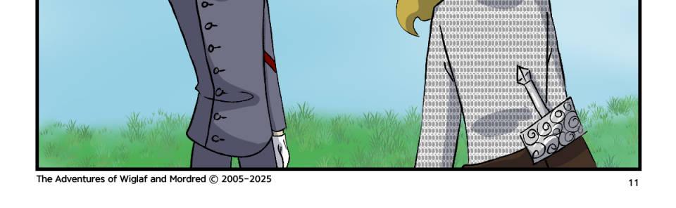 The Adventures of Wiglaf and Mordred - Episode 60, Page 1: Chapter 4, Page 11