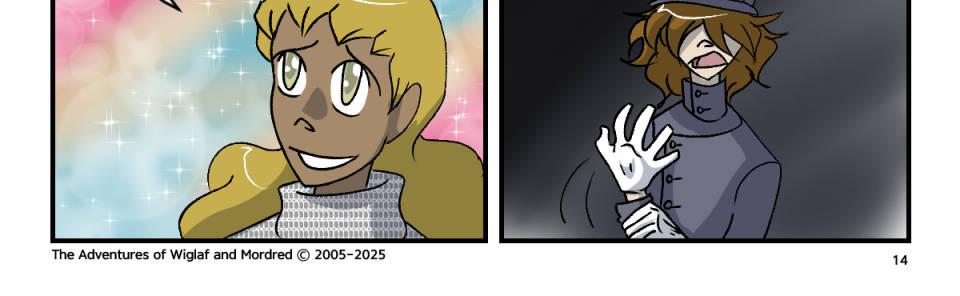 The Adventures of Wiglaf and Mordred - Episode 63, Page 1: Chapter 4, Page 14