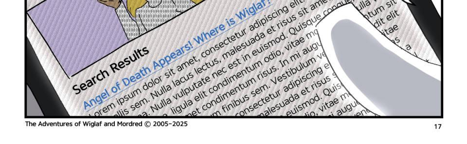 The Adventures of Wiglaf and Mordred - Episode 66, Page 1: Chapter 4, Page 17