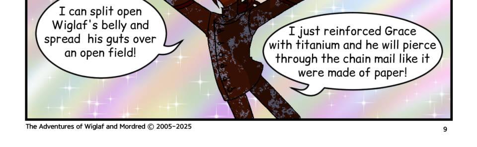 The Adventures of Wiglaf and Mordred - Episode 75, Page 1: Chapter 5, Page 9