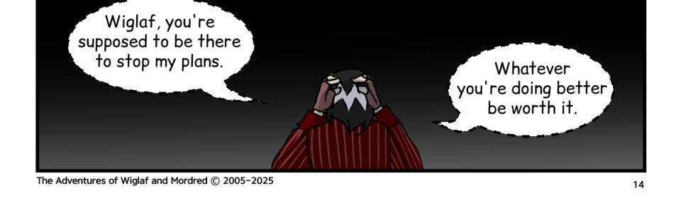 The Adventures of Wiglaf and Mordred - Episode 80, Page 1: Chapter 5, Page 14
