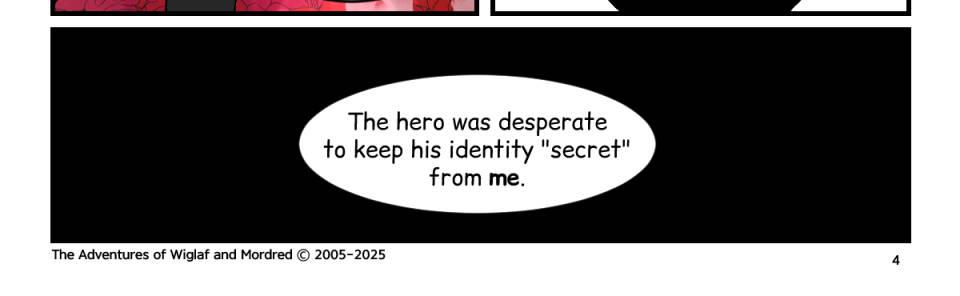 The Adventures of Wiglaf and Mordred - Episode 84, Page 1: Chapter 6, Page 4