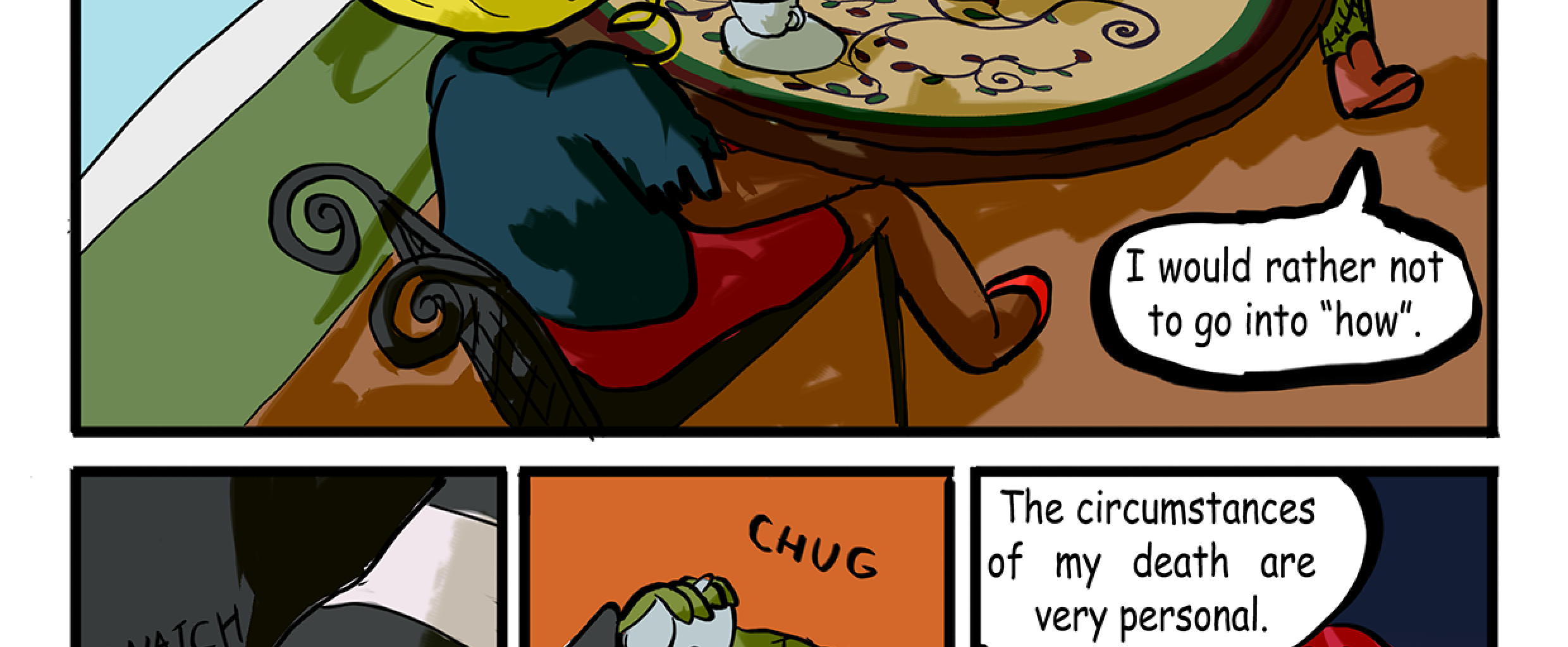 Reap - Episode 3, Page 9: An Interview with a reaper