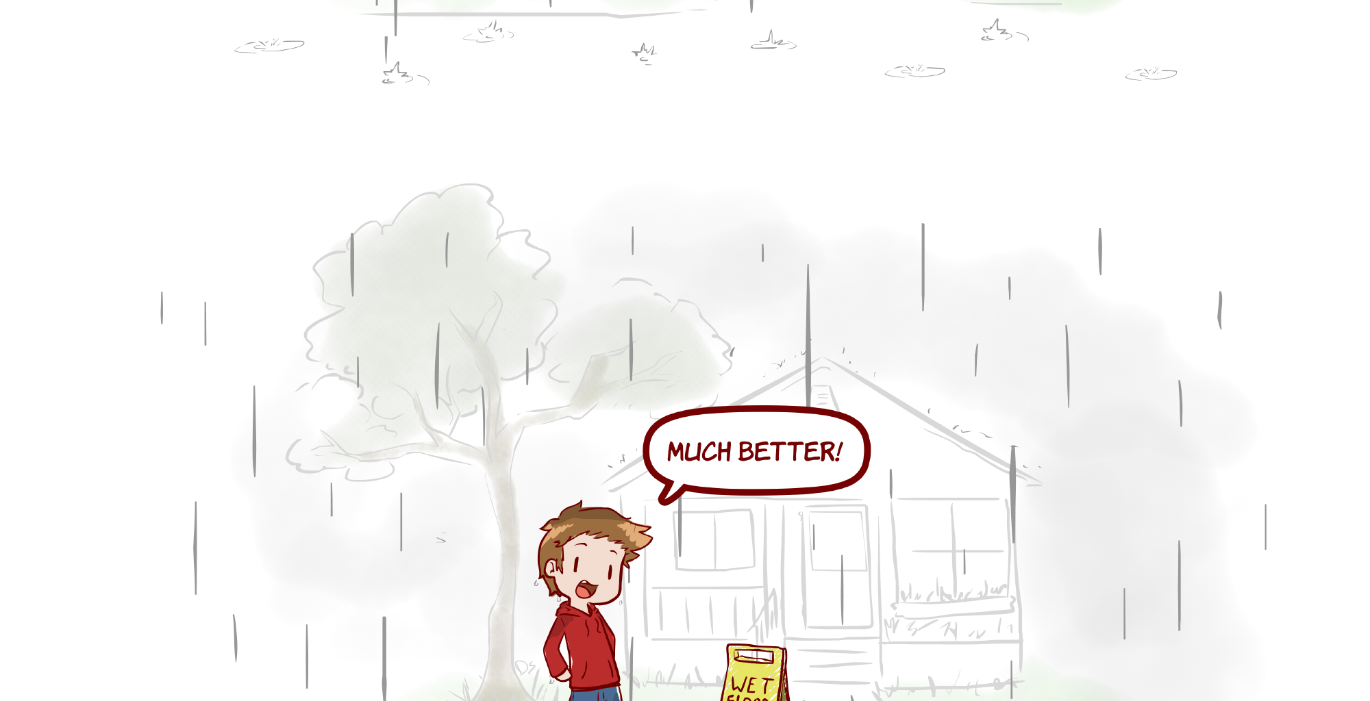 Rainy Days - Episode 1, Page 1: Slice of Life #1 - "Rainy Days"