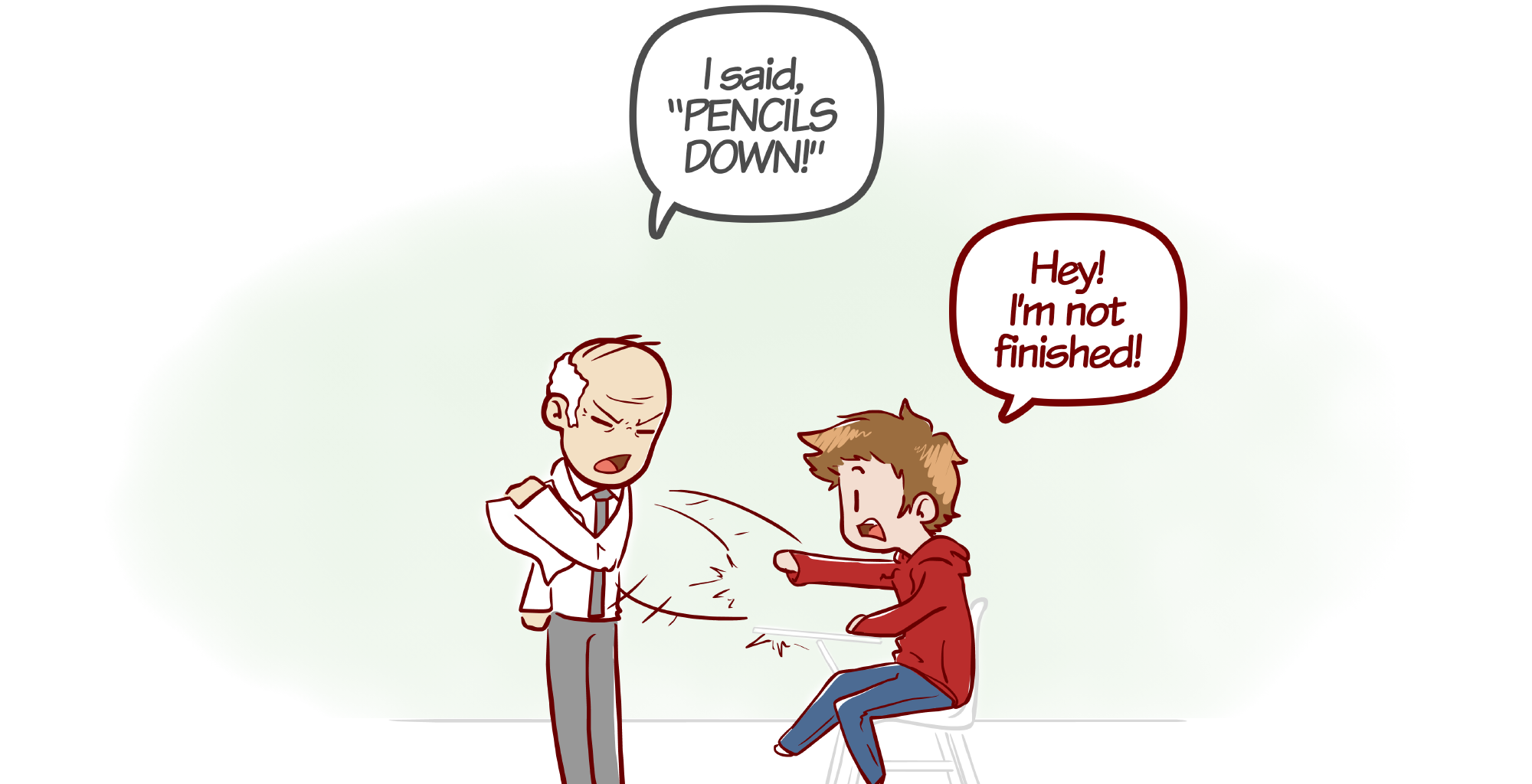 Rainy Days - Episode 2, Page 1: Slice of Life #2 - "Essays"