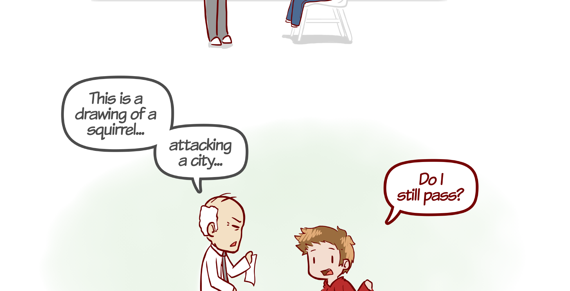 Rainy Days - Episode 2, Page 1: Slice of Life #2 - "Essays"