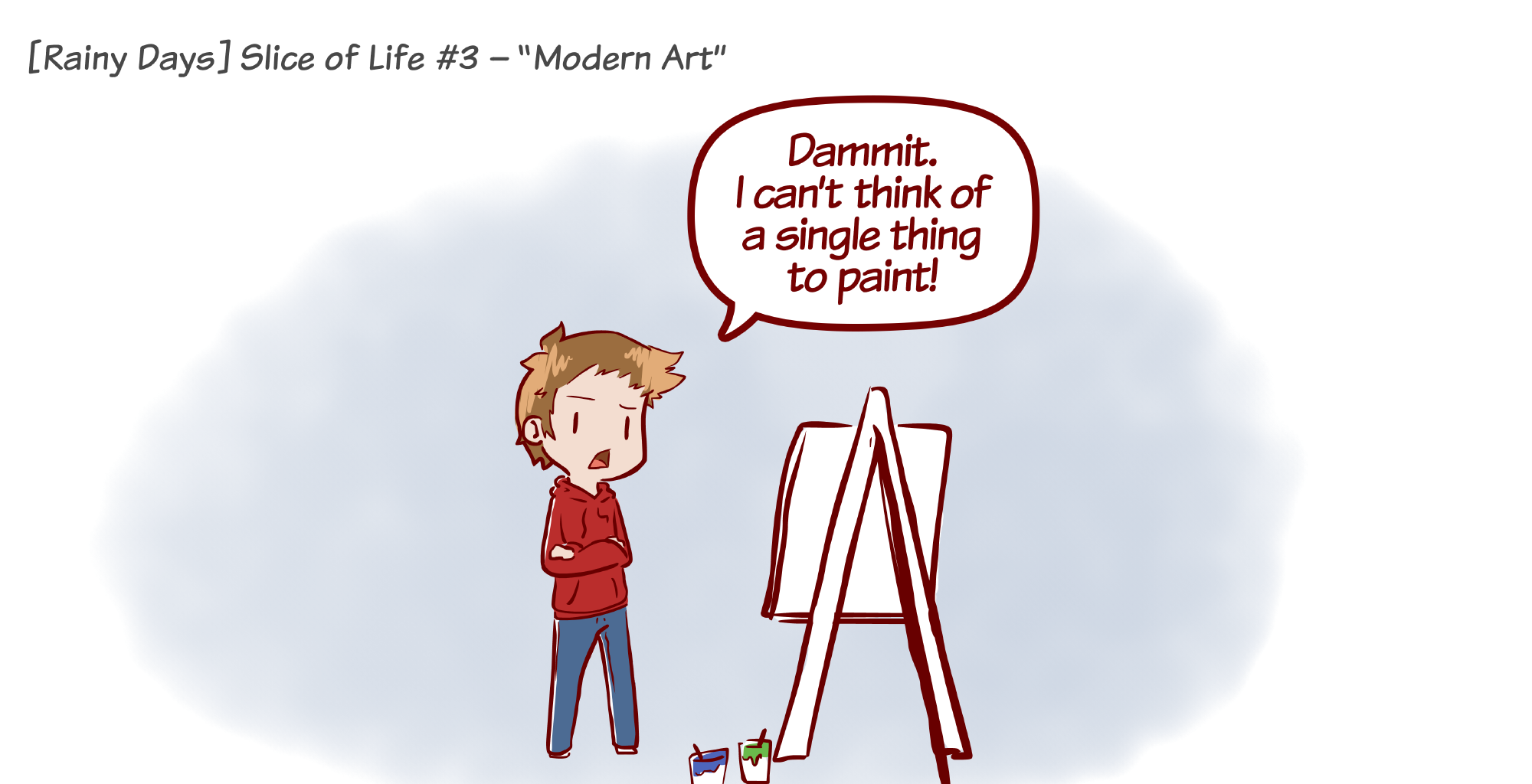 Rainy Days - Episode 3, Page 1: Slice of Life #3 - "Modern Art"