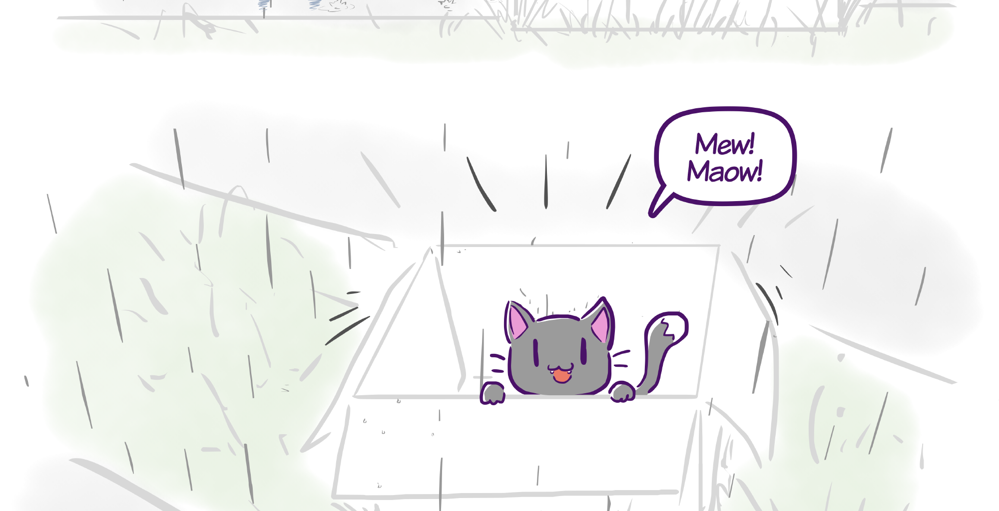 Rainy Days - Episode 7, Page 1: Puddles #1 - "Fluffy Friend"