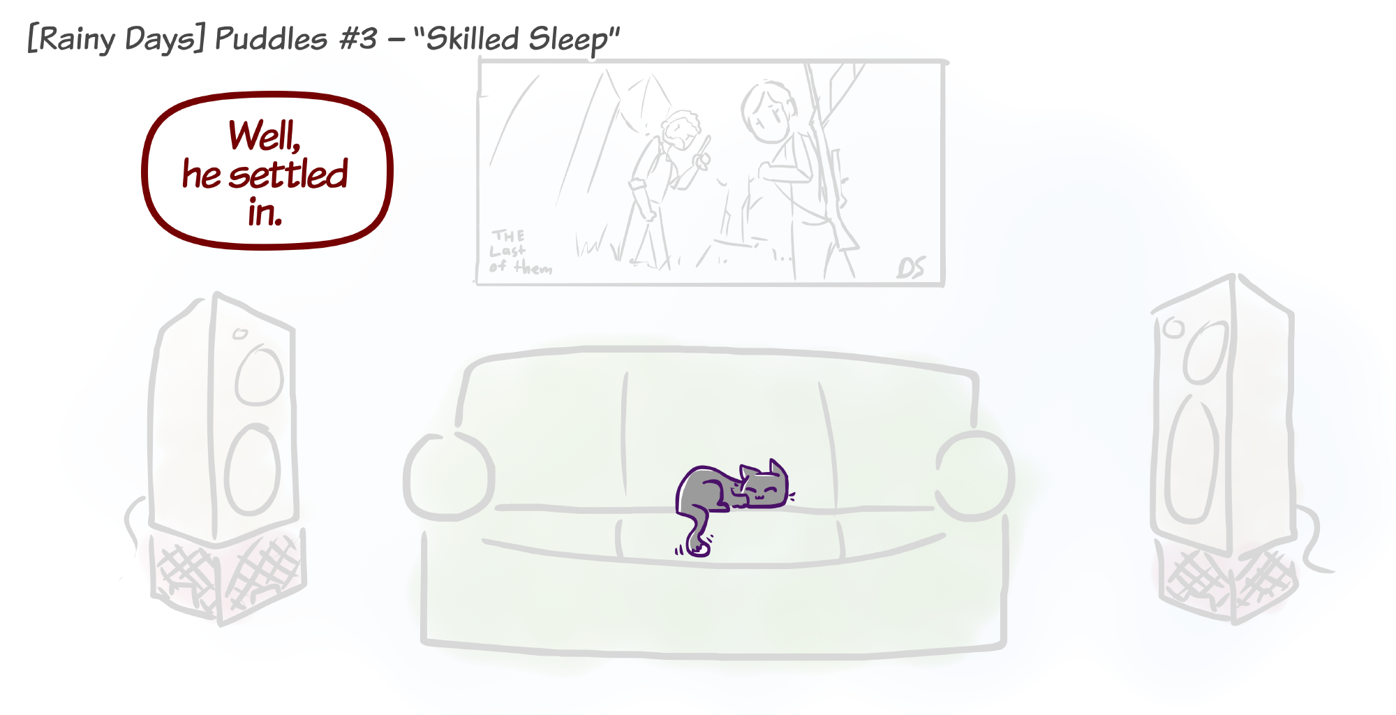 Rainy Days - Episode 9, Page 1: Puddles #3 - "Skilled Sleep"