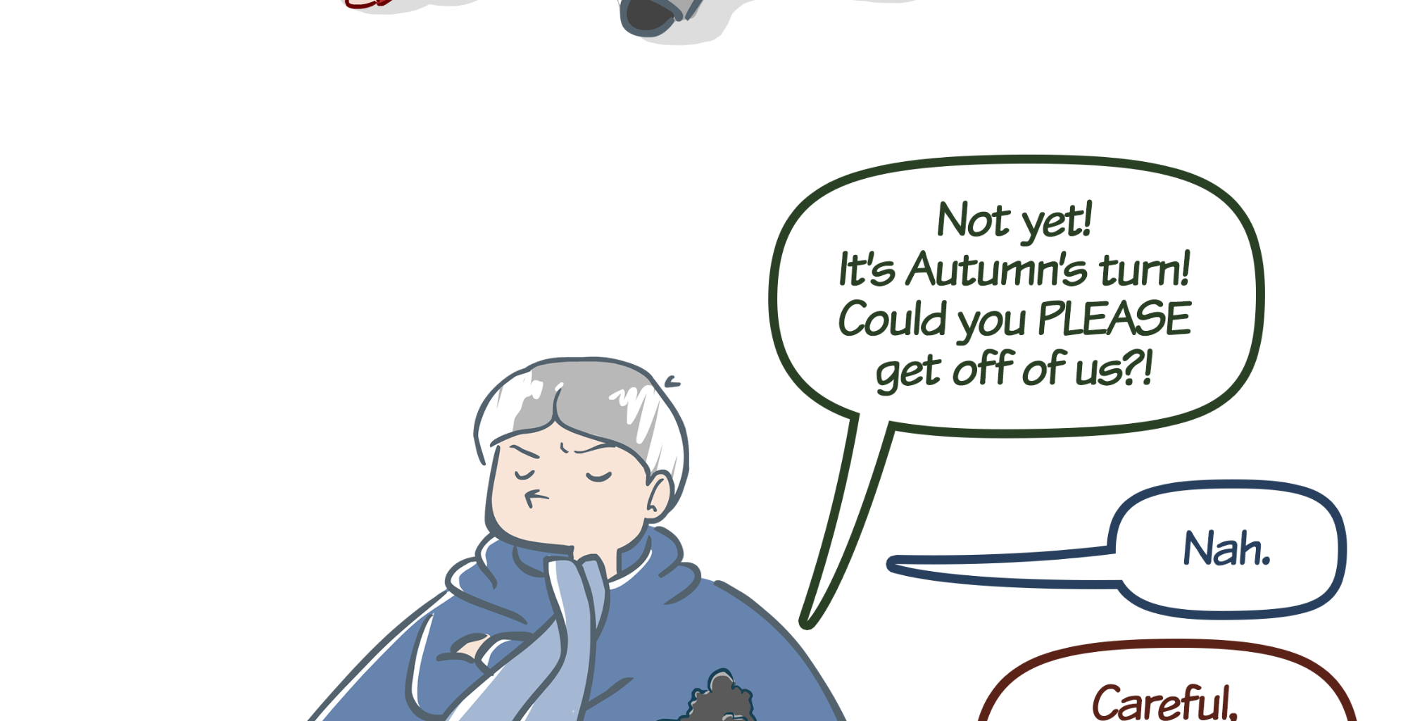 Rainy Days - Episode 16, Page 1: The Seasons #2 - "Thunder Cloud"