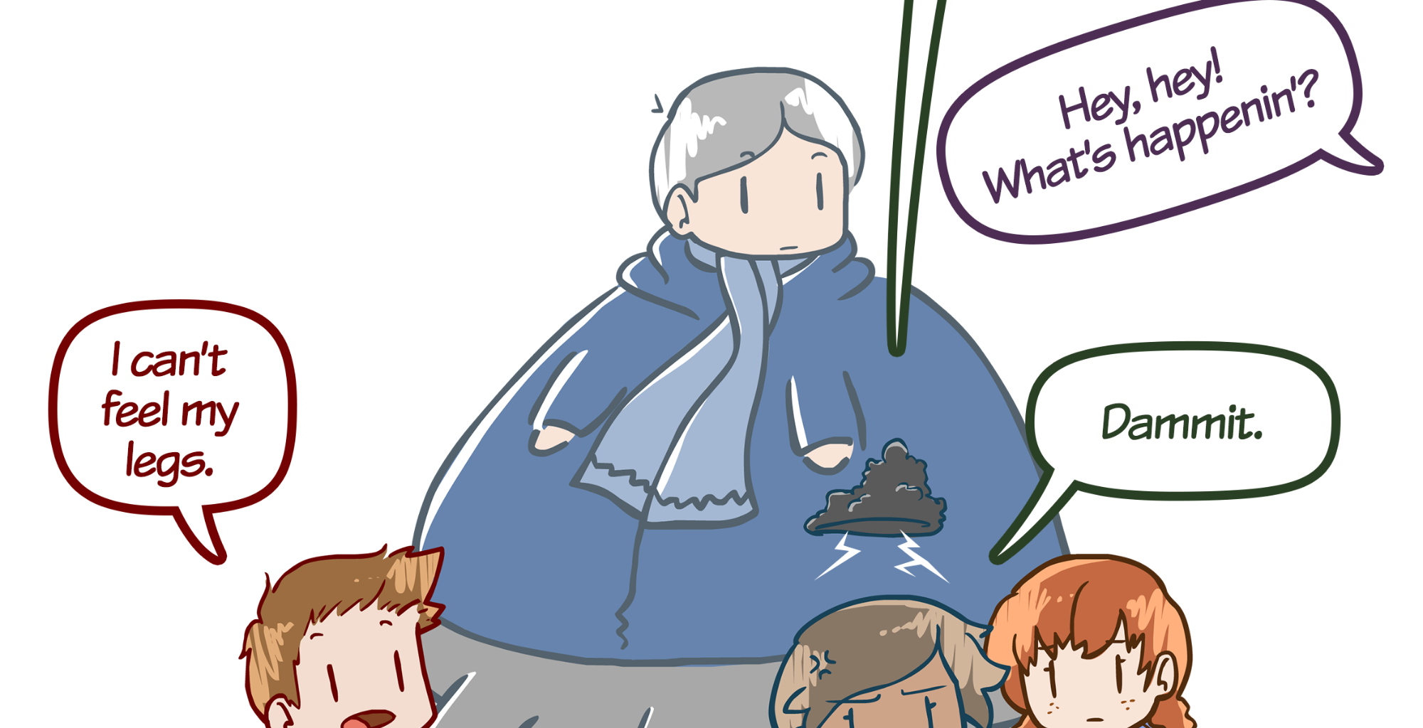 Rainy Days - Episode 16, Page 1: The Seasons #2 - "Thunder Cloud"