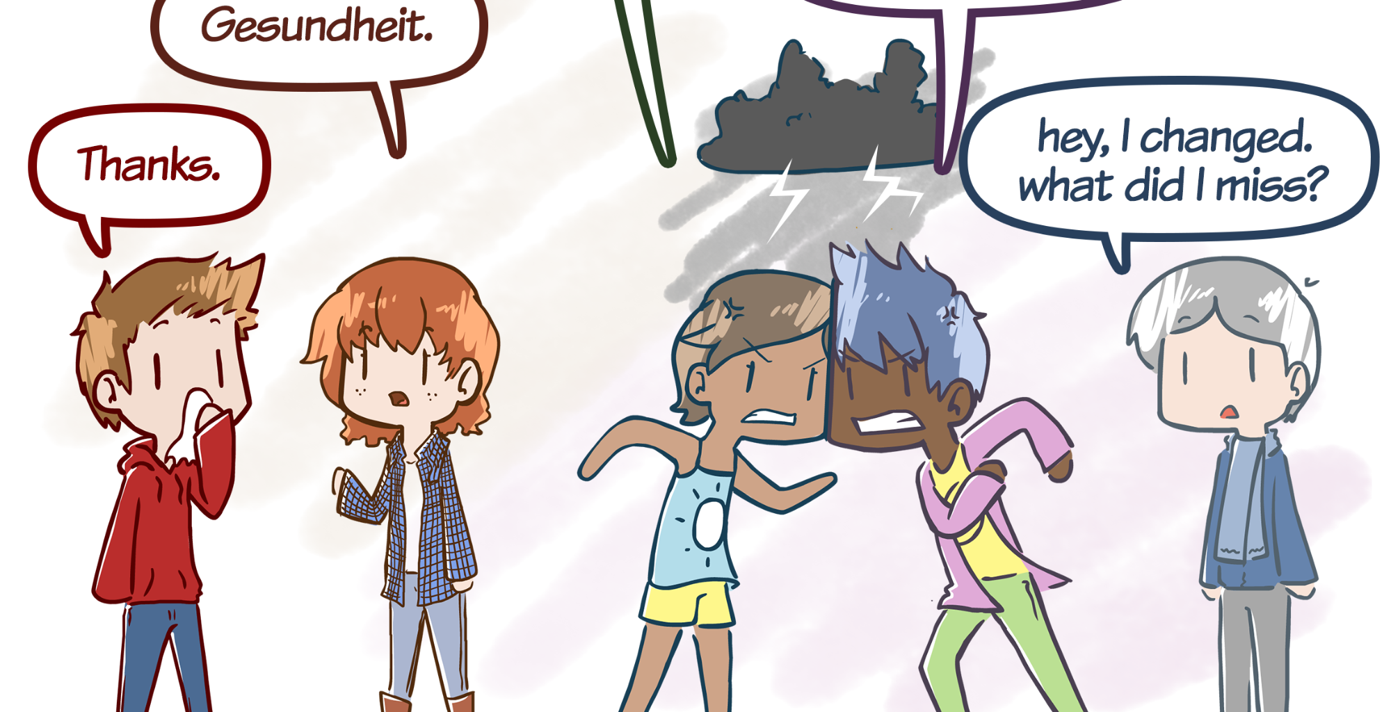 Rainy Days - Episode 17, Page 1: The Seasons #3 - "Spring"