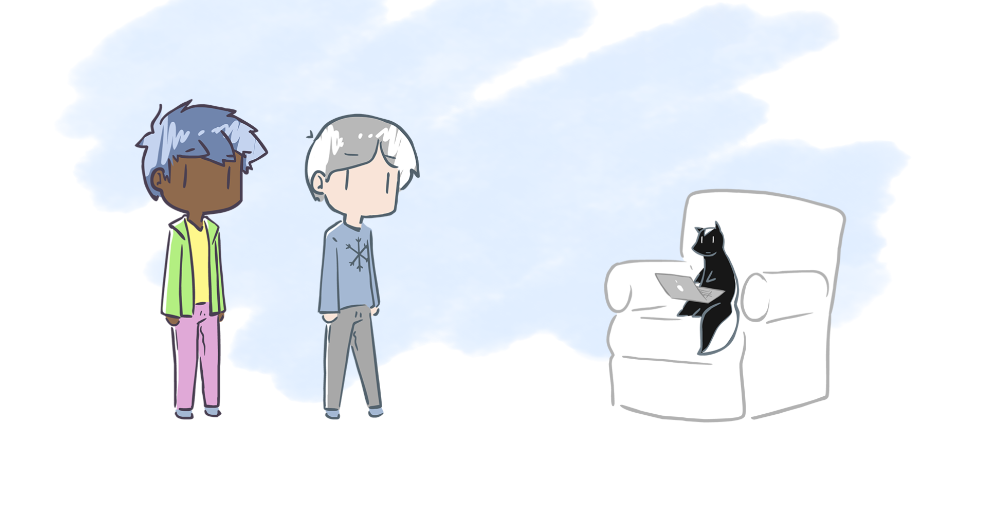 Rainy Days - Episode 20, Page 1: Haze #3 - "New Laptop"