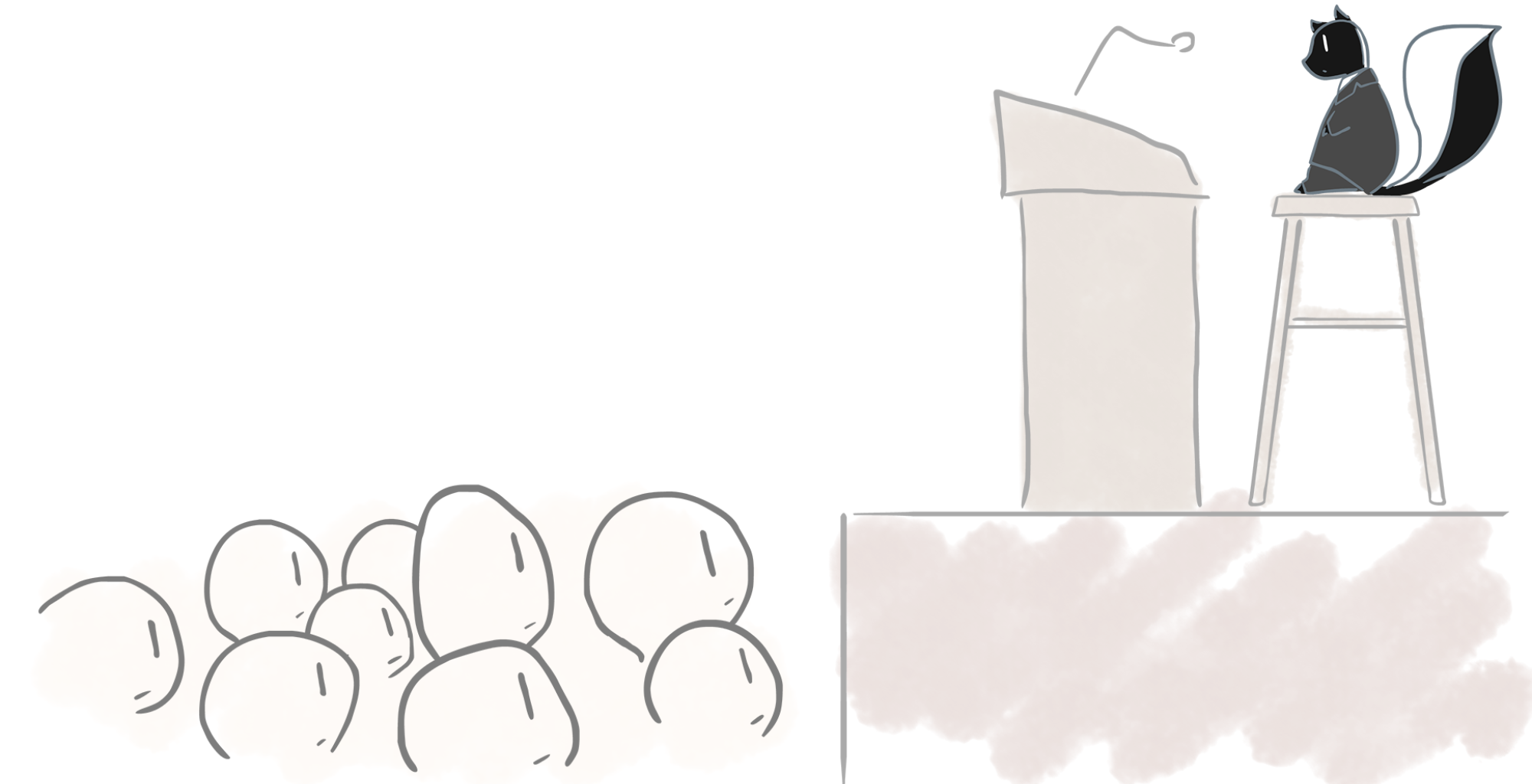 Rainy Days - Episode 21, Page 1: Haze #4 - "President Rutherford B. Haze"