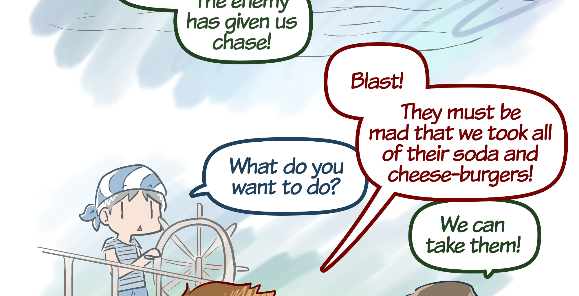 Rainy Days - Episode 24, Page 1: StormyDay #3 - "Hot-Head and Cold-Heart"