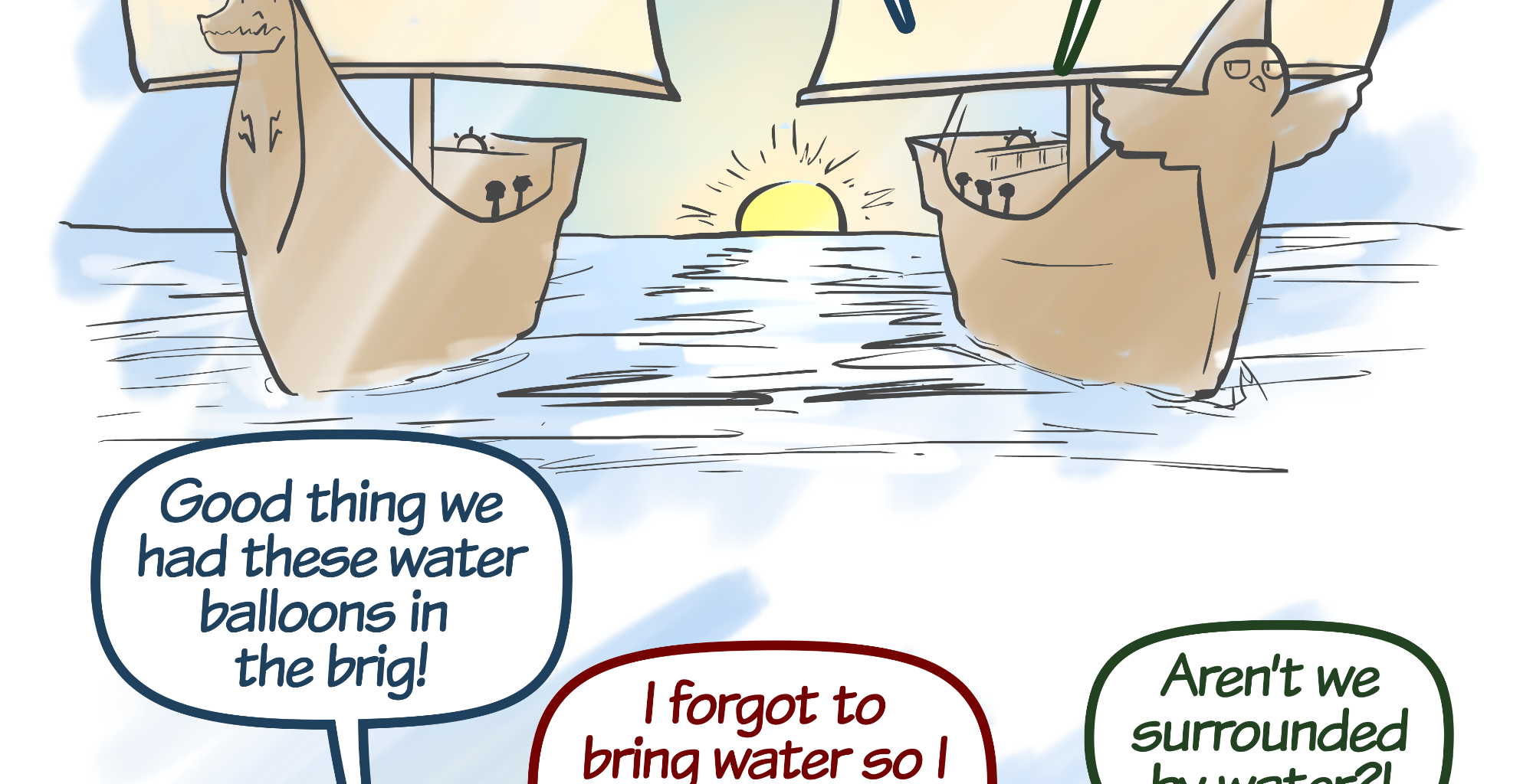 Rainy Days - Episode 25, Page 1: StormyDay #4 - "Come Sail Away"