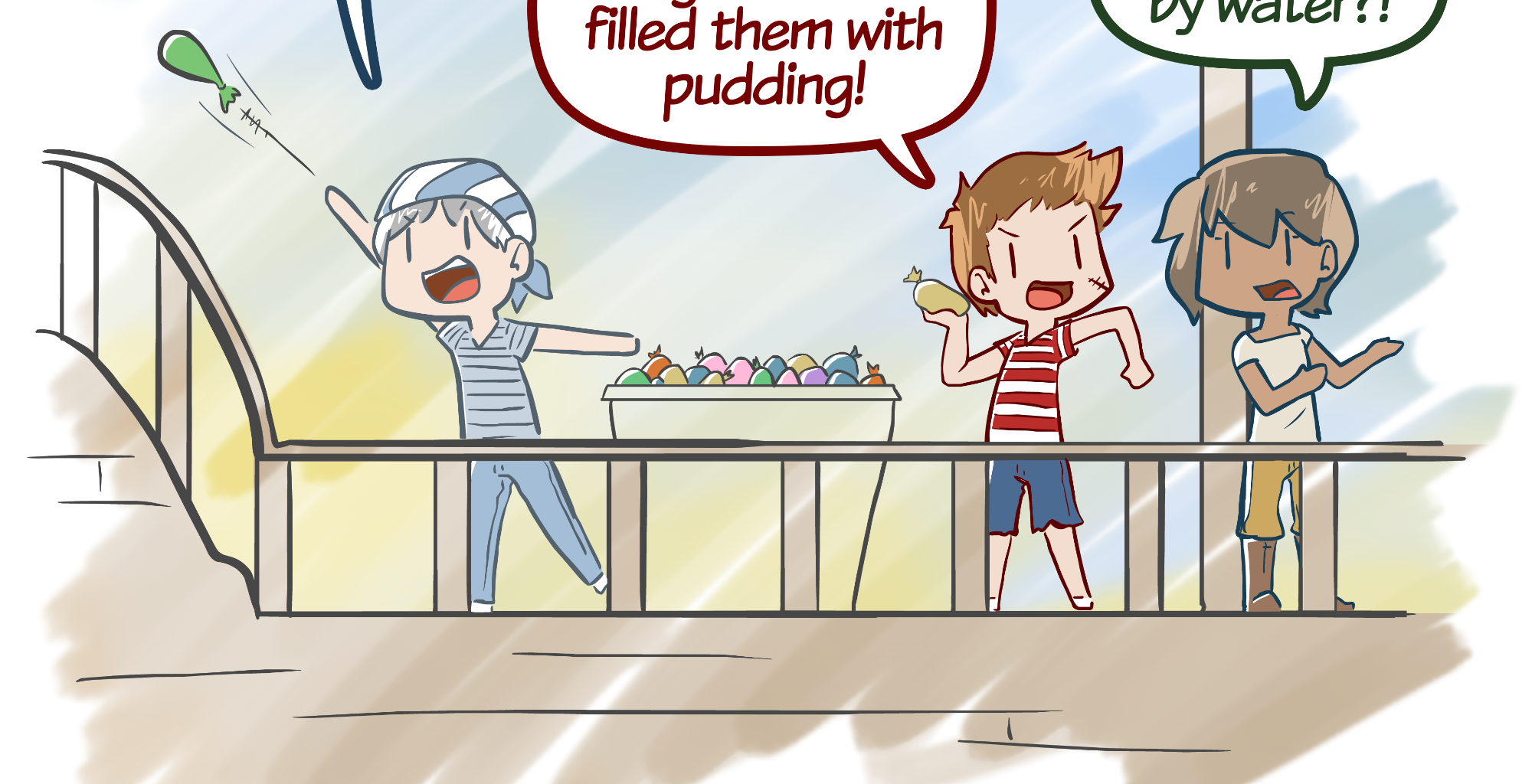 Rainy Days - Episode 25, Page 1: StormyDay #4 - "Come Sail Away"