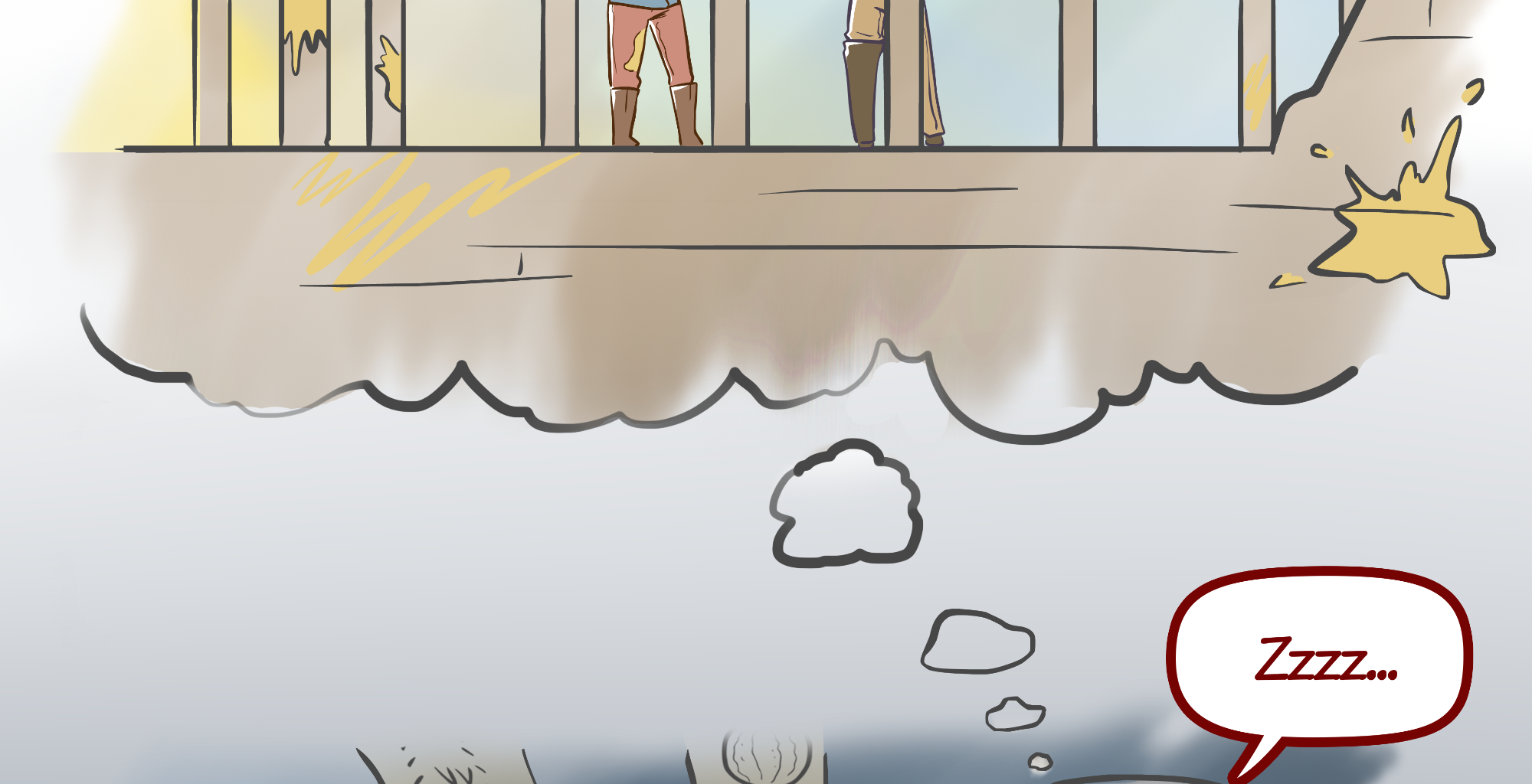 Rainy Days - Episode 25, Page 1: StormyDay #4 - "Come Sail Away"