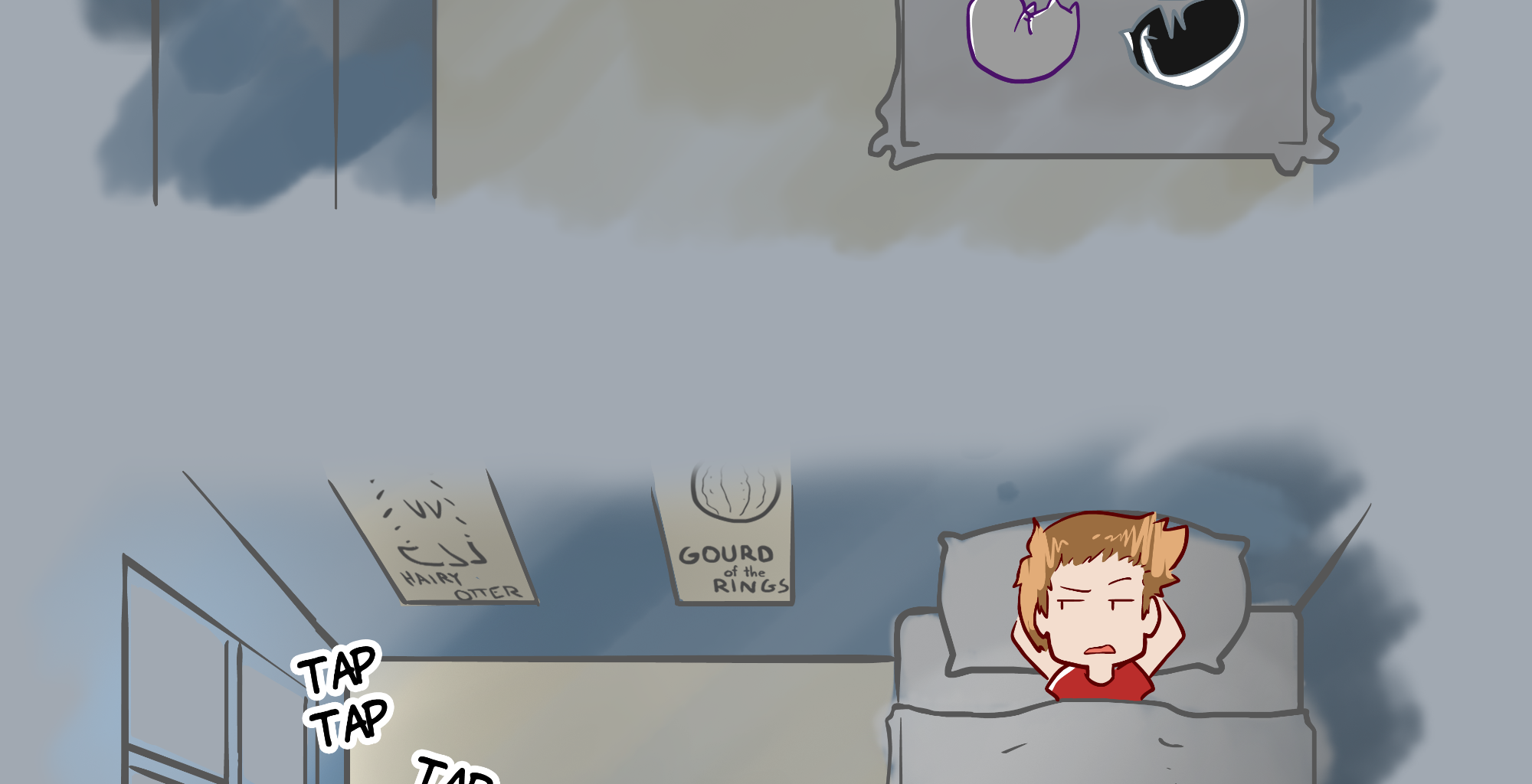 Rainy Days - Episode 26, Page 1: StormyDay #5 - "Hoot goes there