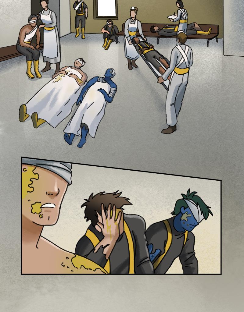 Night Drop - Episode 7, Page 1: Ep 007 Wounded Sailor