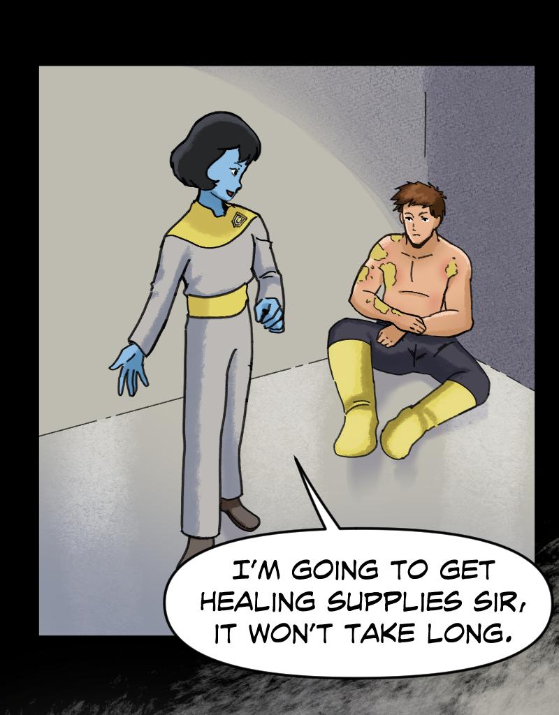 Night Drop - Episode 7, Page 2: Ep 007 Wounded Sailor