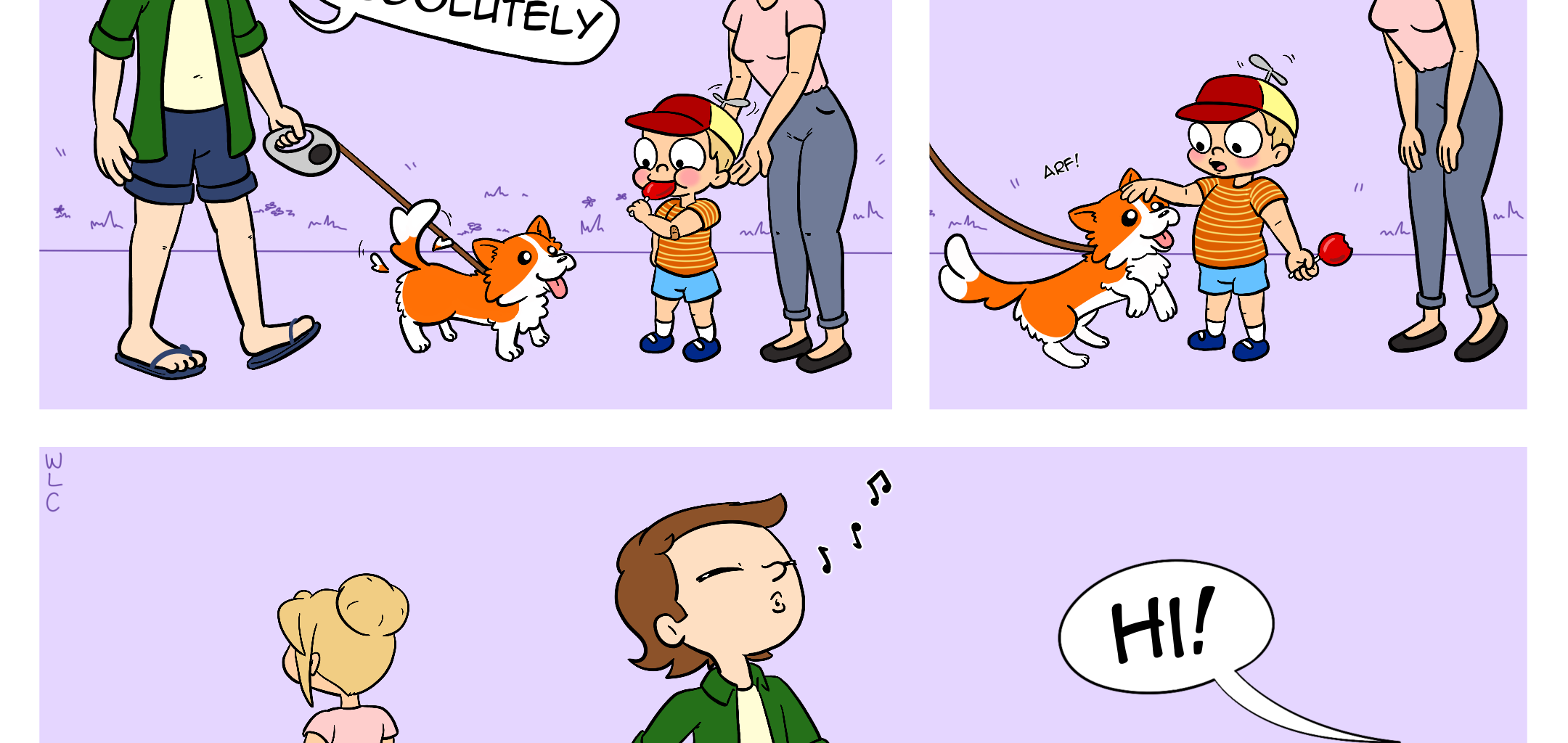 Whats Left Comics - Episode 9, Page 1: Can I pet your dog?