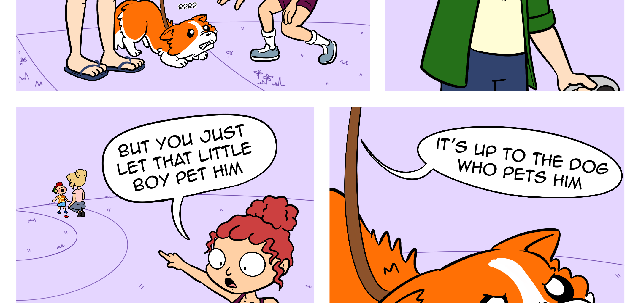 Whats Left Comics - Episode 9, Page 2: Can I pet your dog?