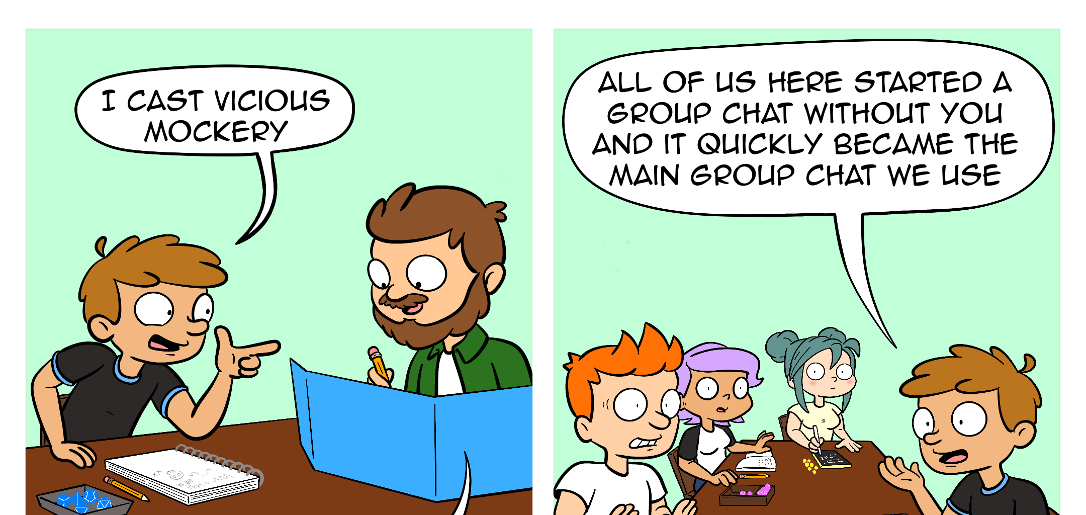 Whats Left Comics - Episode 12, Page 1: Vicious Mockery