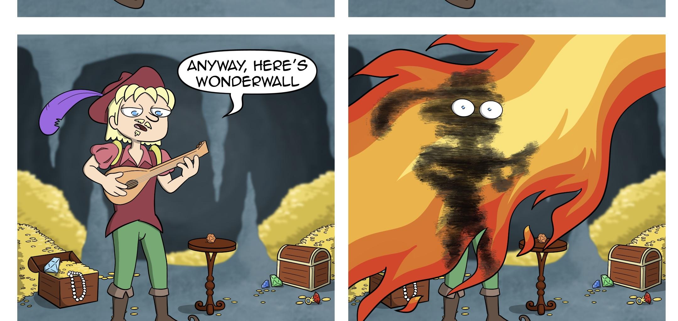 Whats Left Comics - Episode 23, Page 1: To charm a dragon