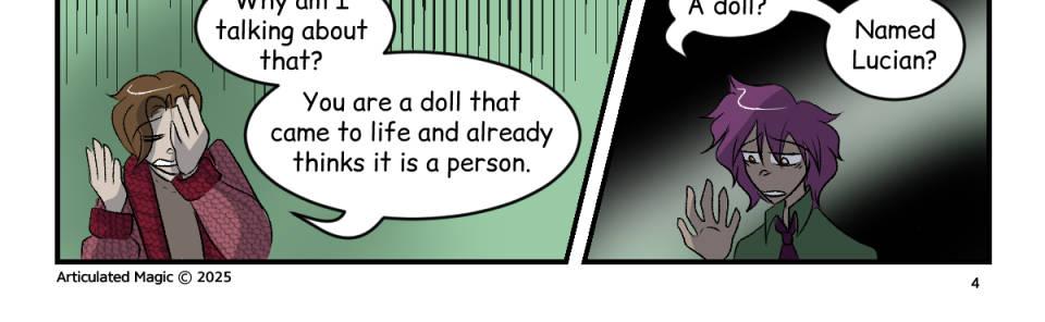 Articulated Magic  - Episode 21, Page 1: Chapter 2, Page 4