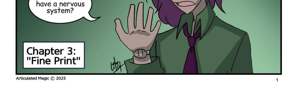 Articulated Magic  - Episode 31, Page 1: Chapter 3, Page 1