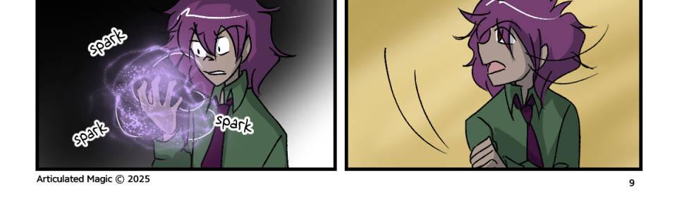 Articulated Magic  - Episode 39, Page 1: Chapter 3, Page 9
