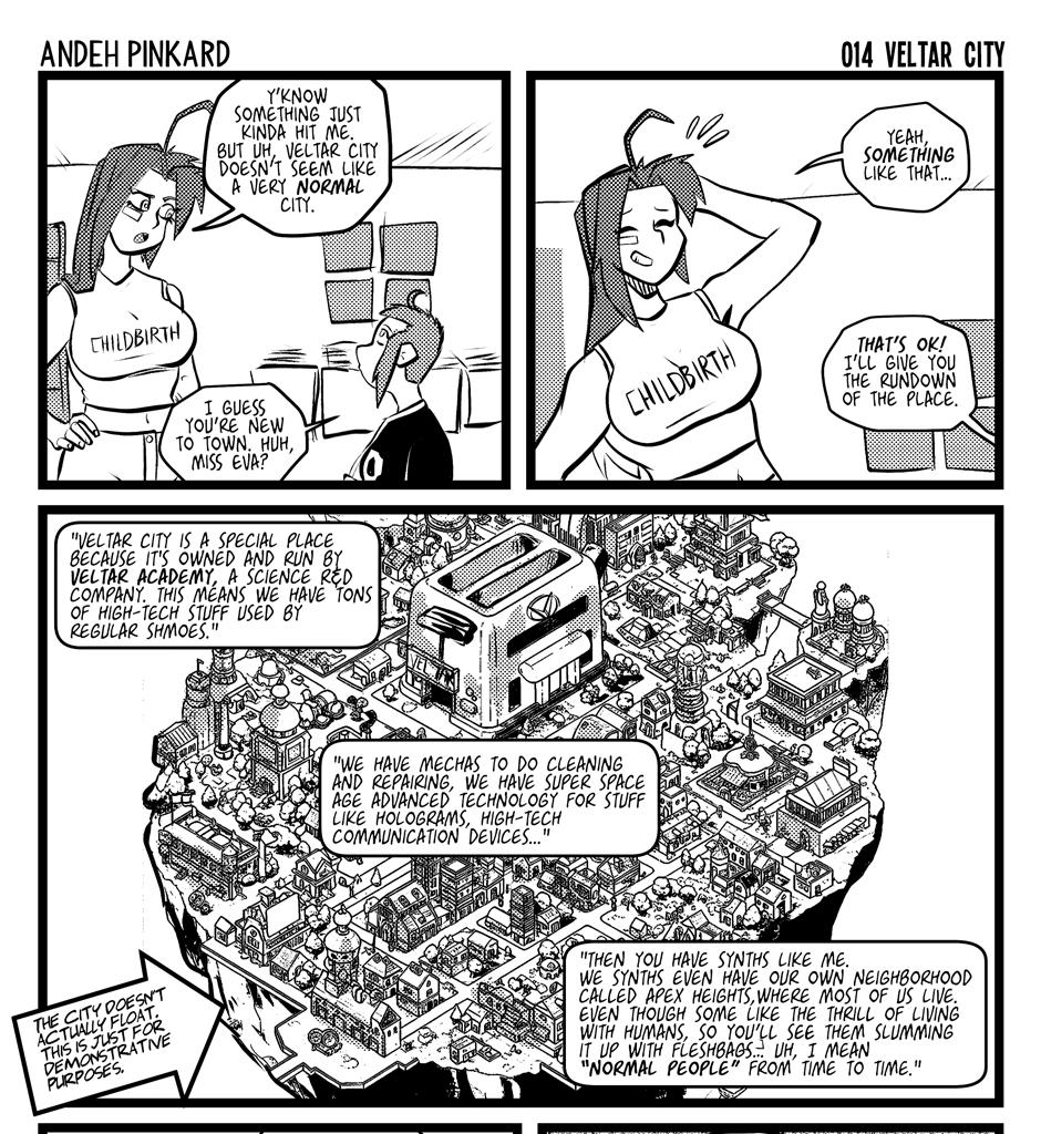 Shonen Punx! - Episode 14, Page 1: 014 Veltar City