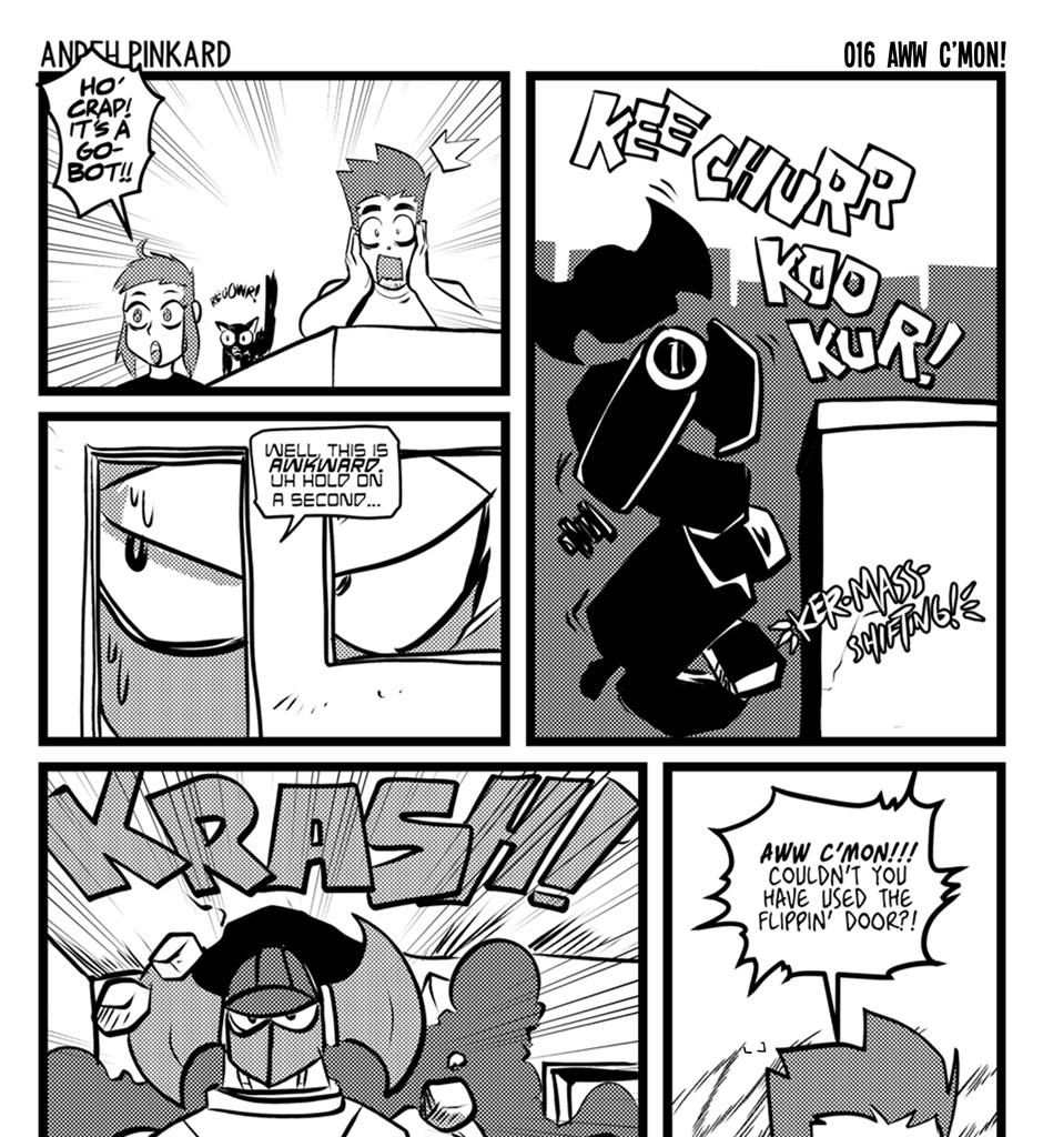 Shonen Punx! - Episode 16, Page 1: 016 Aww C’mon!