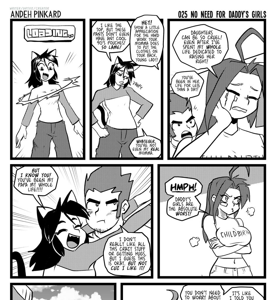 Shonen Punx! - Episode 25, Page 1: 025 No need for Daddy's Girls