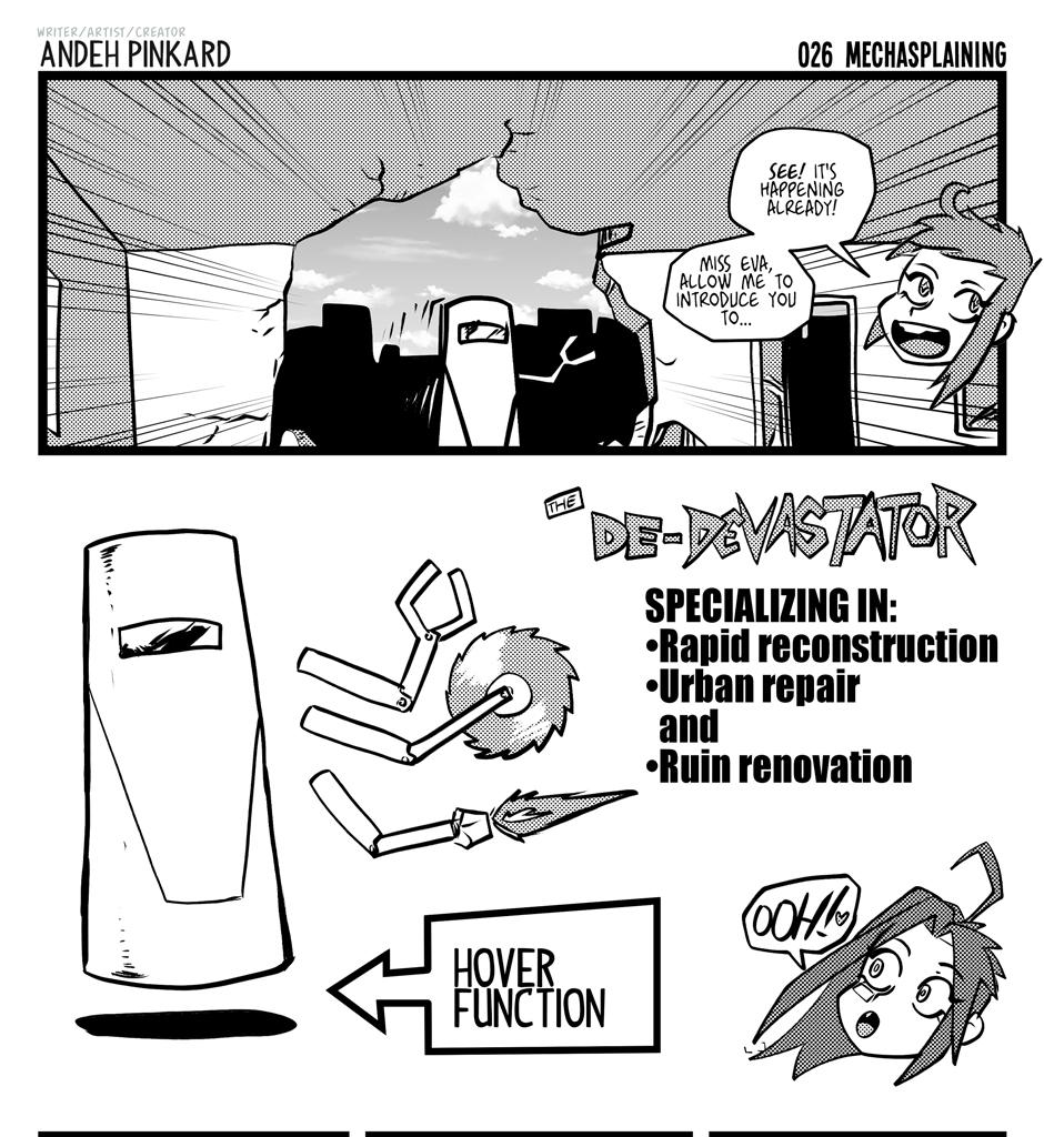 Shonen Punx! - Episode 26, Page 1: 026 Mechasplaining