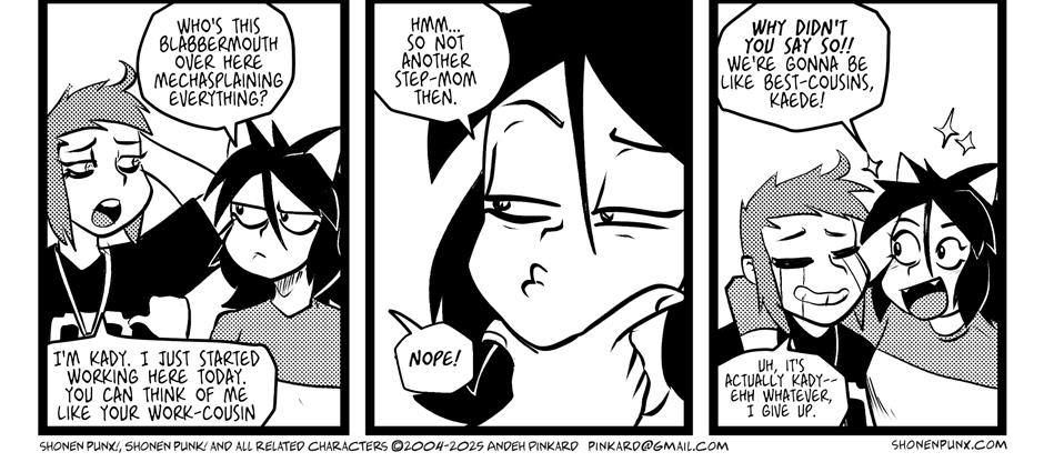 Shonen Punx! - Episode 26, Page 1: 026 Mechasplaining