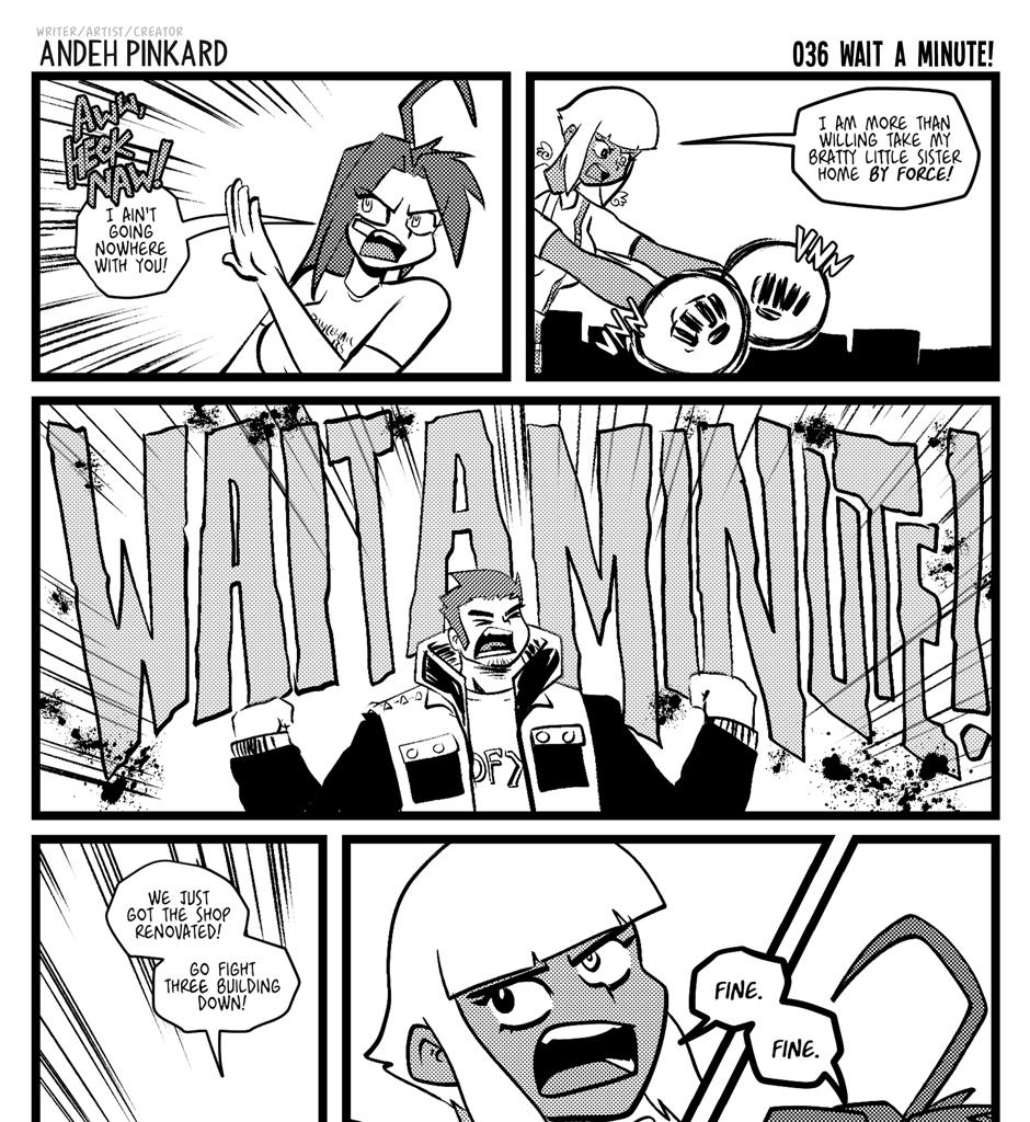 Shonen Punx! - Episode 36, Page 1: 036 Wait a Minute!