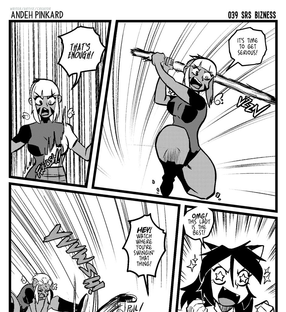 Shonen Punx! - Episode 39, Page 1: 039 SRS BIZNESS
